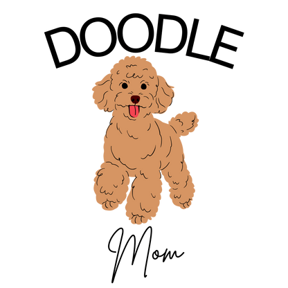 T-Shirt mit Hundemotiv "Doodle"