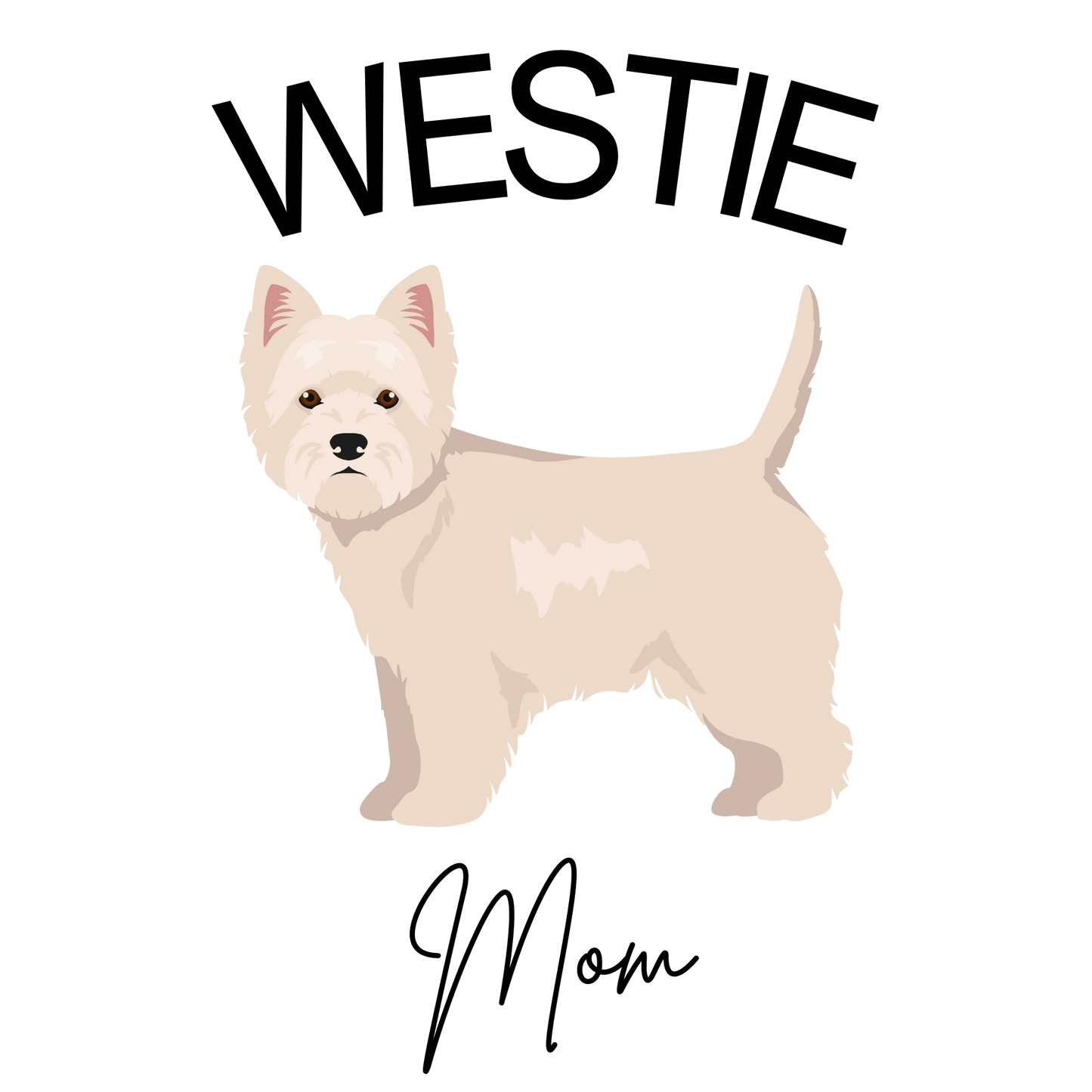 T-Shirt mit Hundemotiv "Westie"