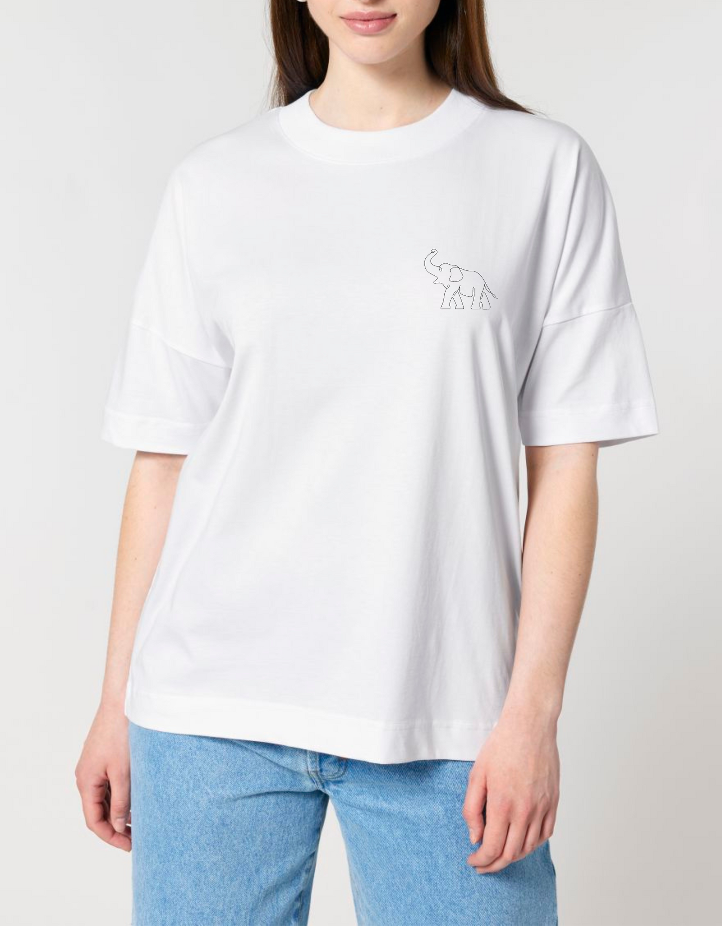 T-Shirt mit Elefant Damen