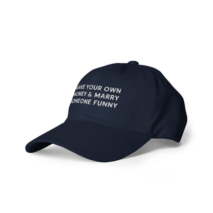 MAKE YOUR OWN MONEY Baseball Cap Navy